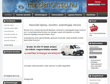 Tablet Screenshot of mindenolcso.hu